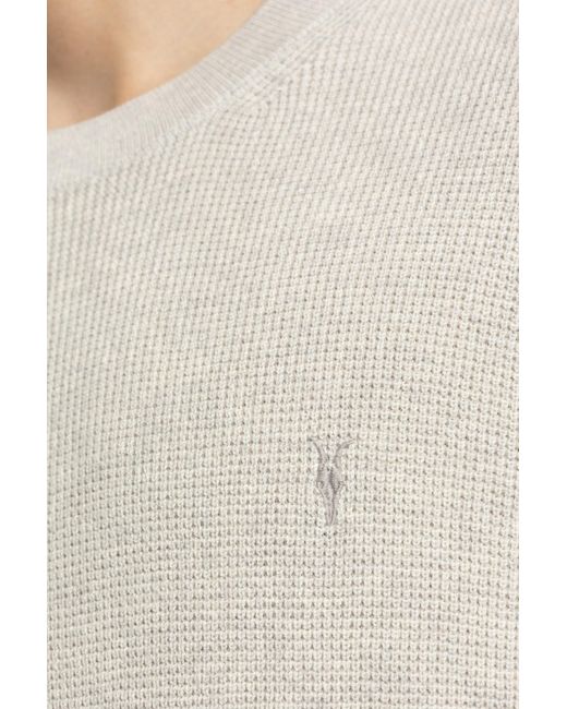 AllSaints White Sweater Aspen for men