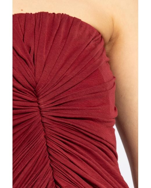 Rick Owens Red ‘Radiance’ Dress
