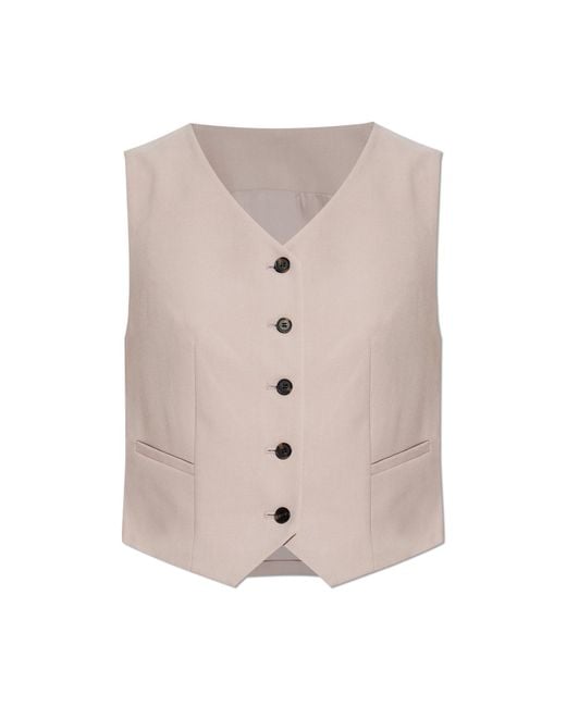 AllSaints Purple 'Aleida' Vest