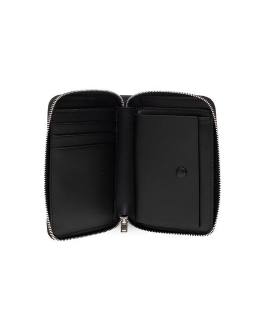 Jil Sander Black Leather Wallet for men