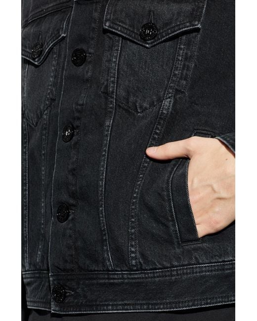 Balmain Black Denim Jacket for men