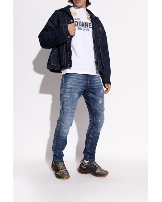 DSquared² Black Sports Shoes "Bubble" for men