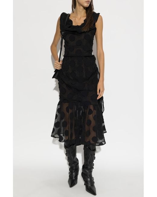 Vivienne Westwood Black 'Ginnie Frill' Dress