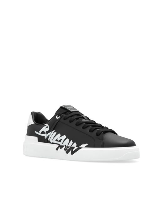 Balmain Black 'b-court' Sneakers, for men
