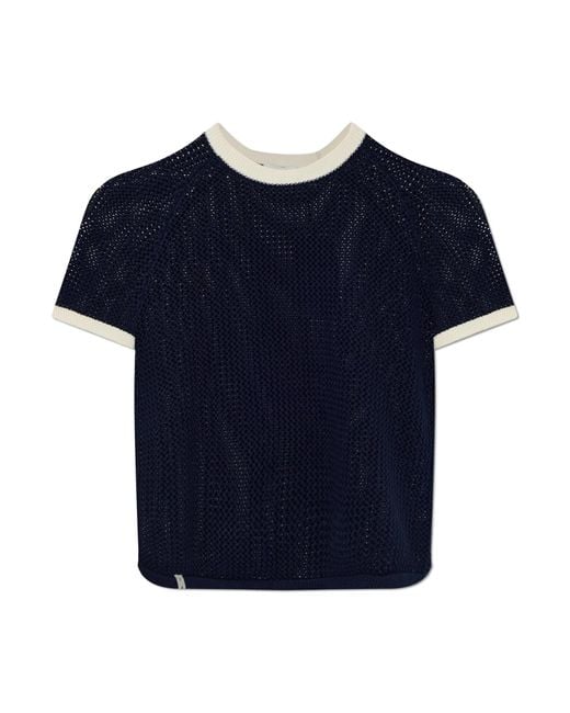 The Upside Blue Fenway Top