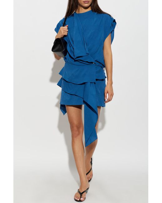 IRO Blue 'Pully' Skirt