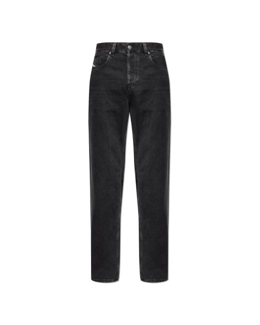 DIESEL Black Jeans "2001 D-Macro" for men