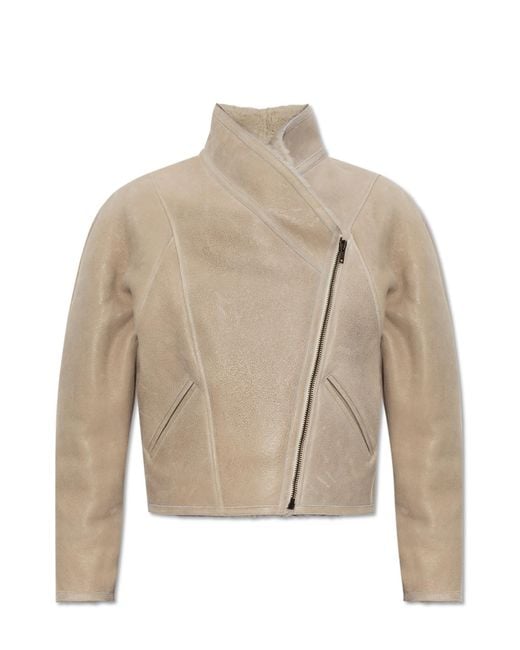 Isabel Marant Natural Sheepskin Coat "Blondine"