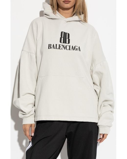 Balenciaga White Hoodie