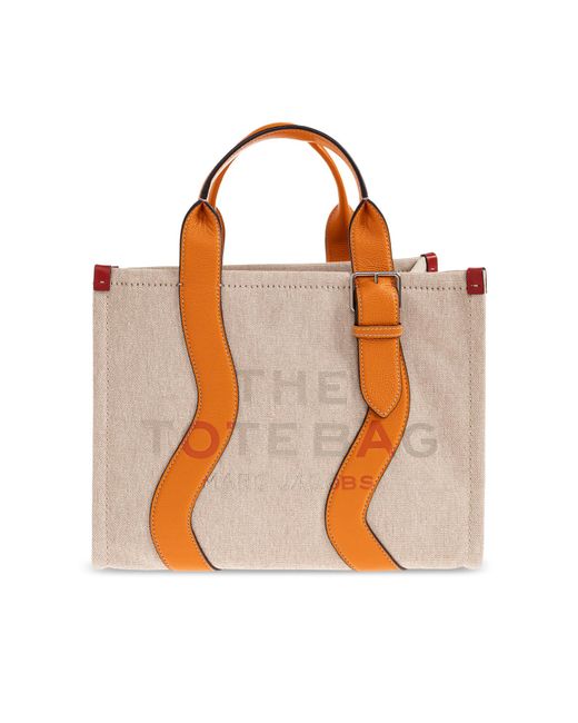 Marc Jacobs Orange 'The Tote' Medium Shopper Bag