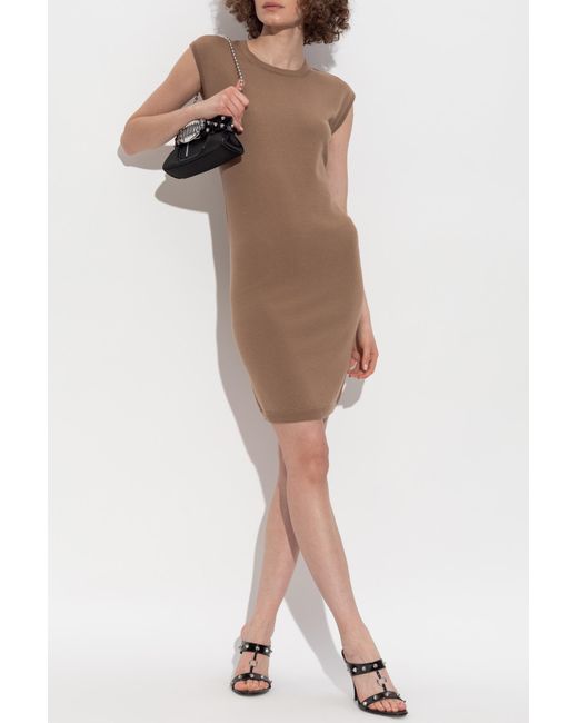 DSquared² Natural Wool Dress