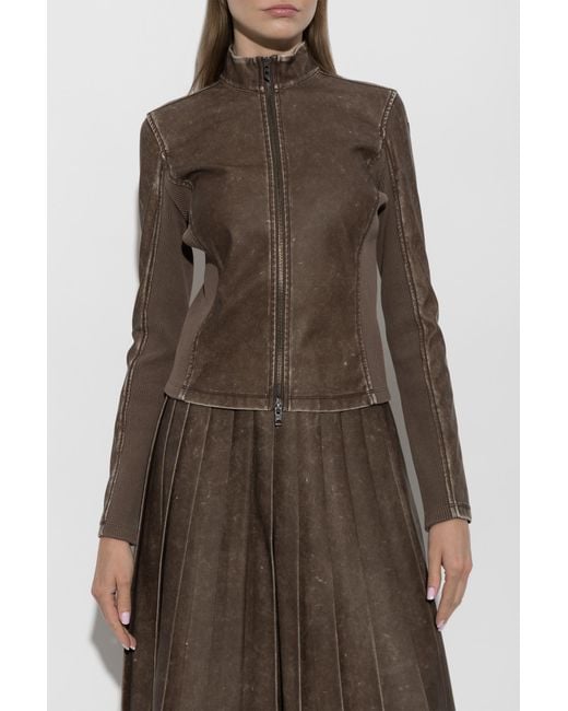 DIESEL Brown "T-Hunder" Jacket