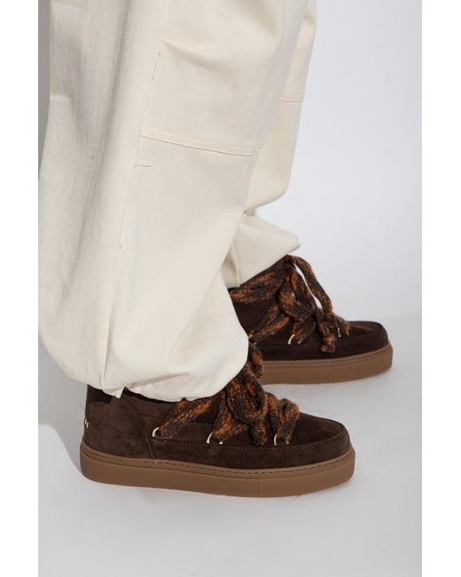 Inuikii Brown 'Suede Knot' Snow Boots