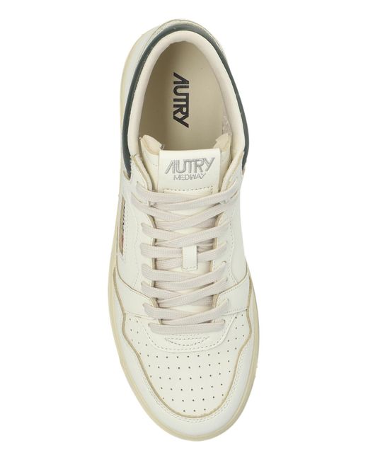 Autry White Sports Shoes "Med.-Way Mid" for men