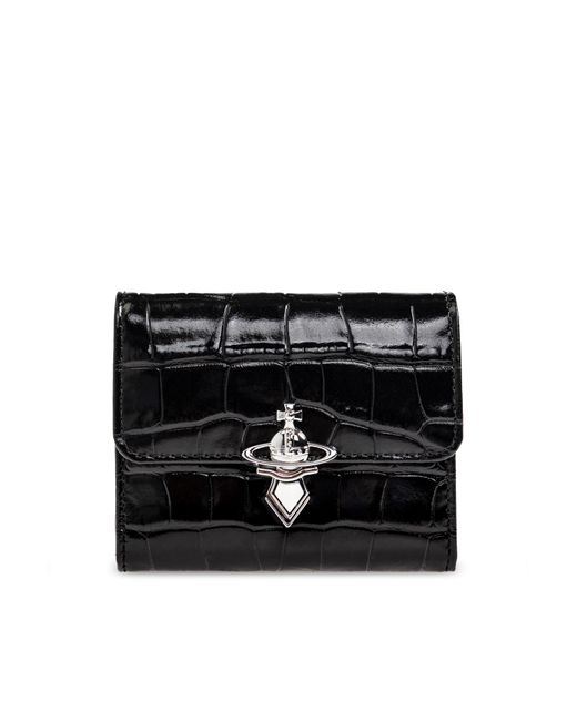 Vivienne Westwood Black Leather Wallet