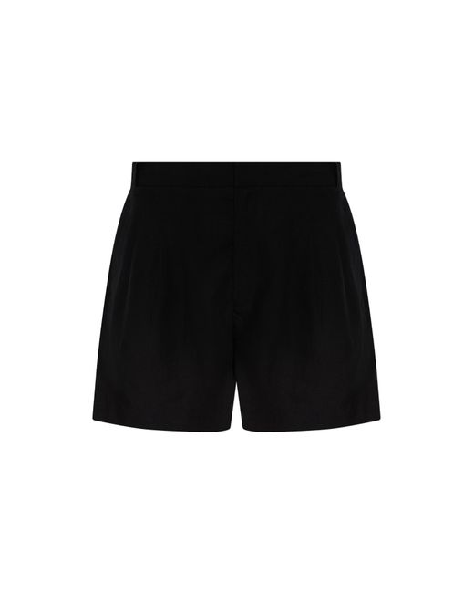 Rag & Bone Black Pleated Shorts
