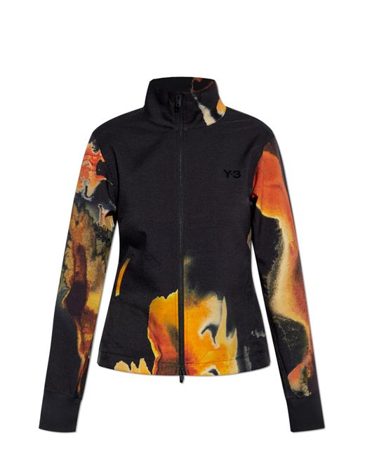 Y-3 Blue Sweatshirt With Print