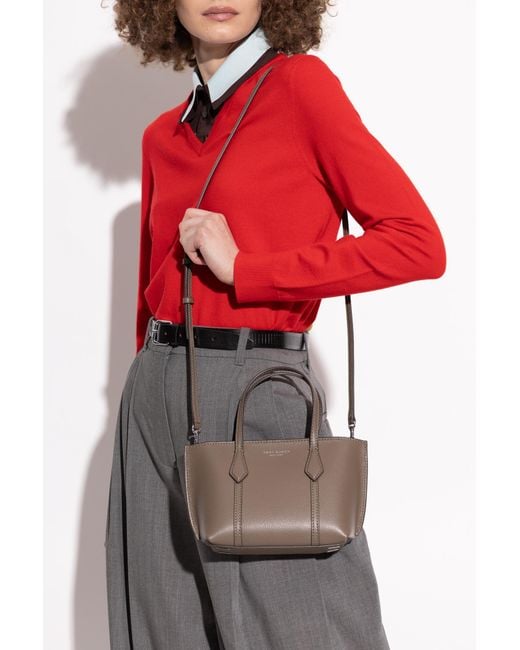 Tory Burch Gray Handbag 'Perry Mini'