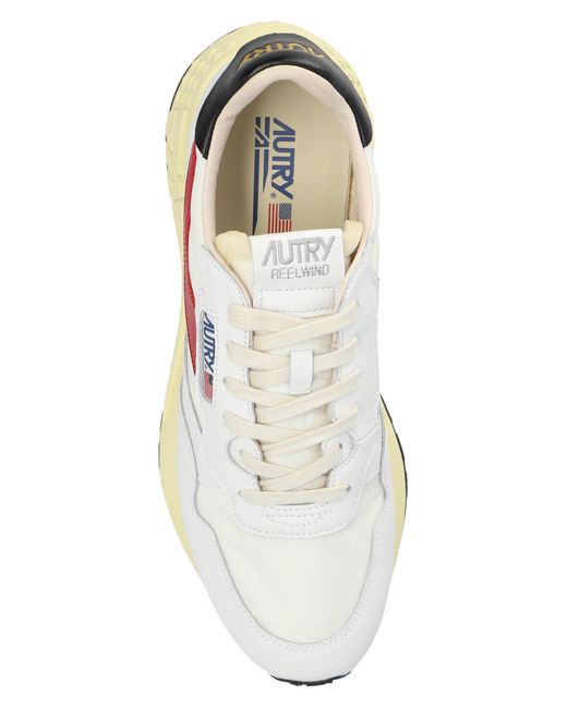 Autry White 'reelwind' Sneakers, for men