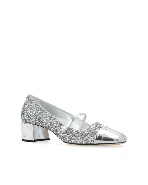 Jimmy Choo White Heeled Shoes Elisa