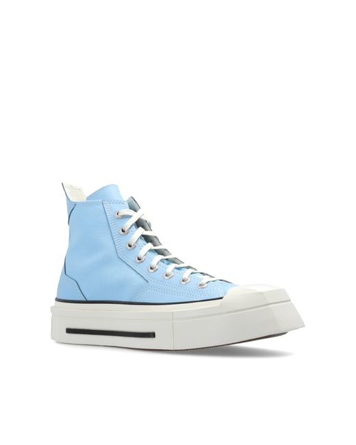 Converse Blue ‘Chuck 70 De Luxe Squared Hi’ Sports Shoes, , Light
