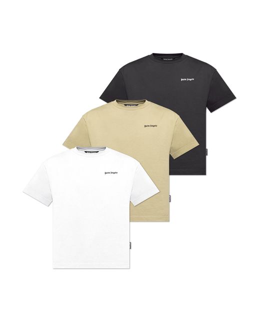 Palm Angels Multicolor Three-Pack Of T-Shirts for men