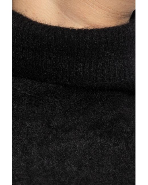 AllSaints Black Cashmere Turtleneck Rebel