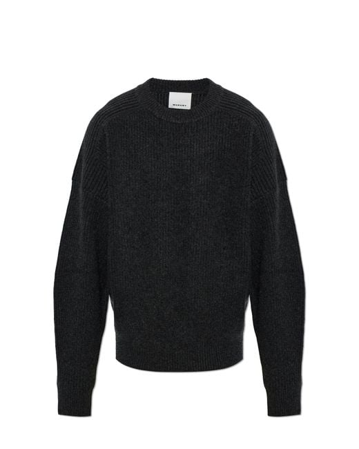 Isabel Marant Black Wool Sweater "Larry" for men