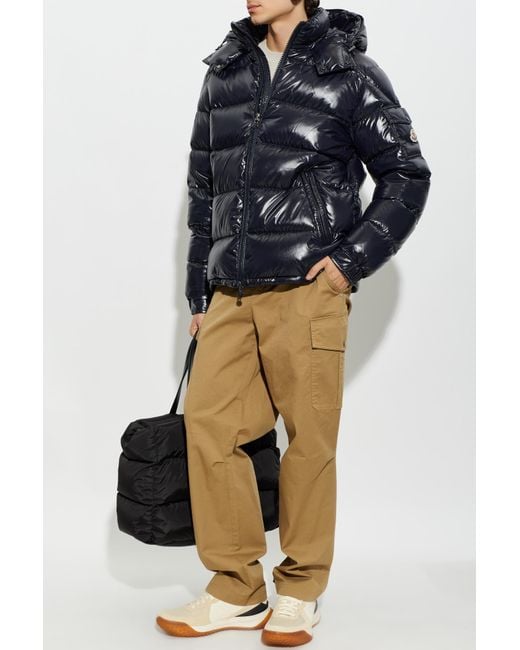 Moncler Blue Puffer Jacket 'Maya' for men