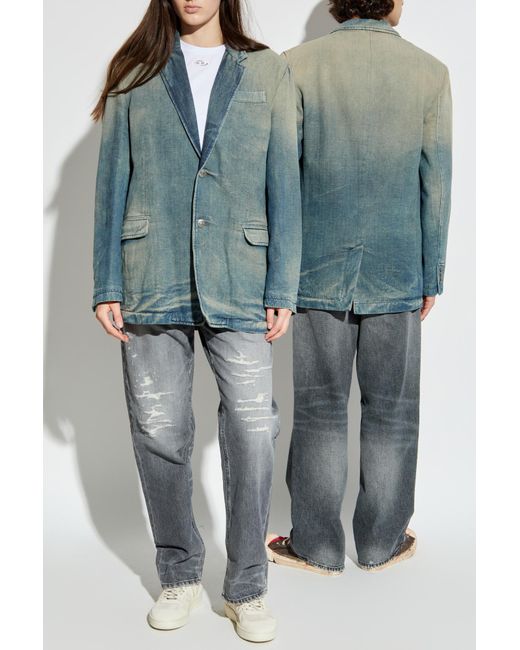 DIESEL Blue Denim Blazer 'D-Reger-D'