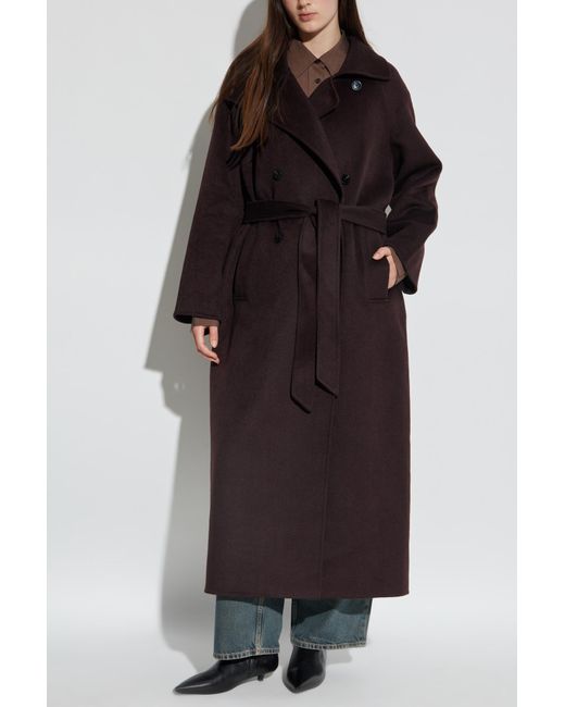 Samsøe & Samsøe Black Coat 'Sahanne'
