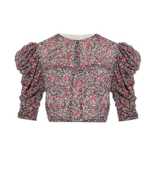 Isabel Marant Multicolor Top "Silva"