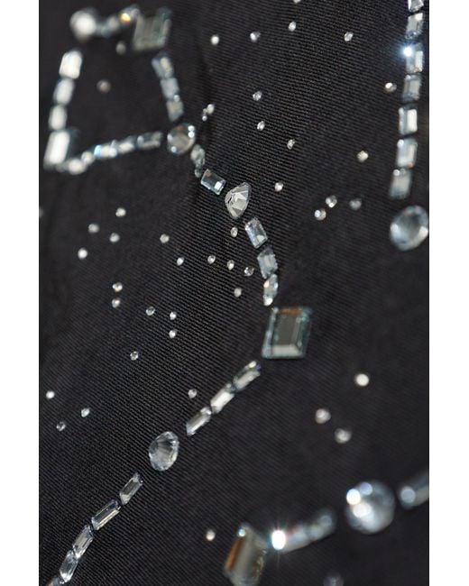 Balmain Black Shirt With Applique for men