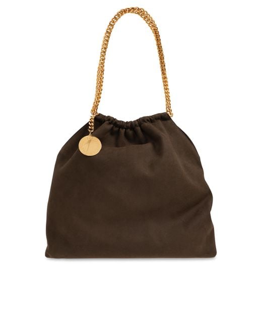 Stella McCartney Brown 'Falabella Medium' Shoulder Bag