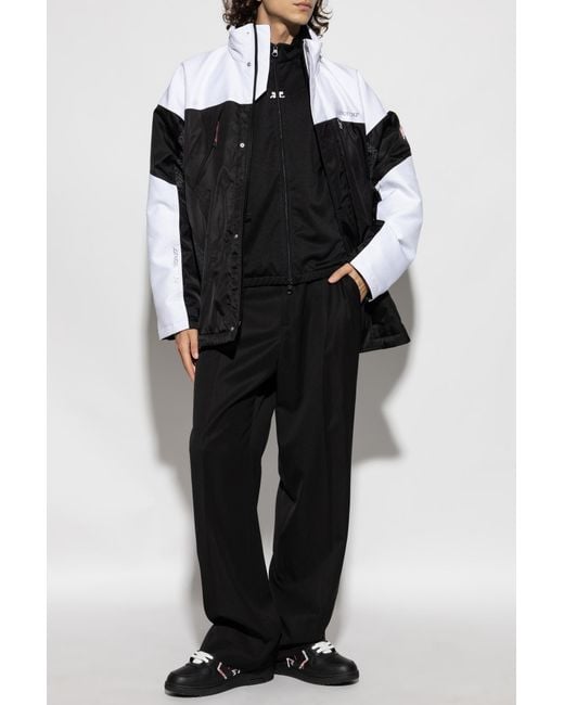 Casablanca Black Winter Jacket With Logo for men