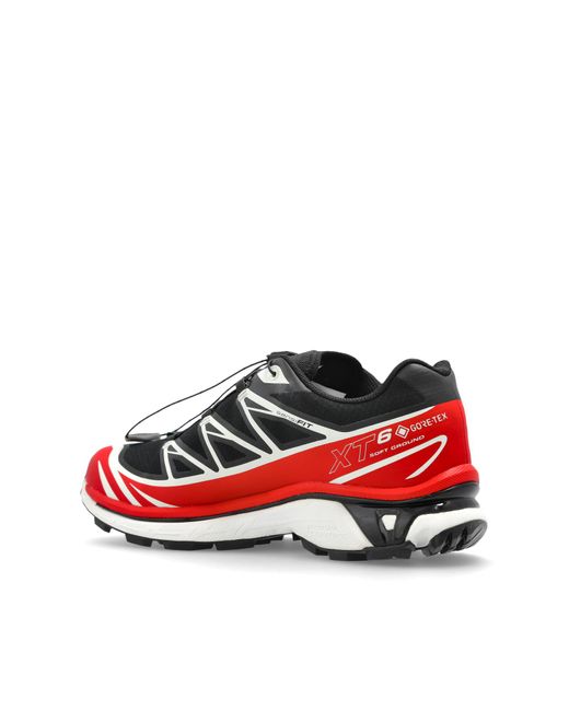 Salomon Red Sports Shoes "Xt-6 Gtx" for men