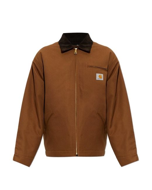 Carhartt Brown 'Og Detroit' Jacket for men