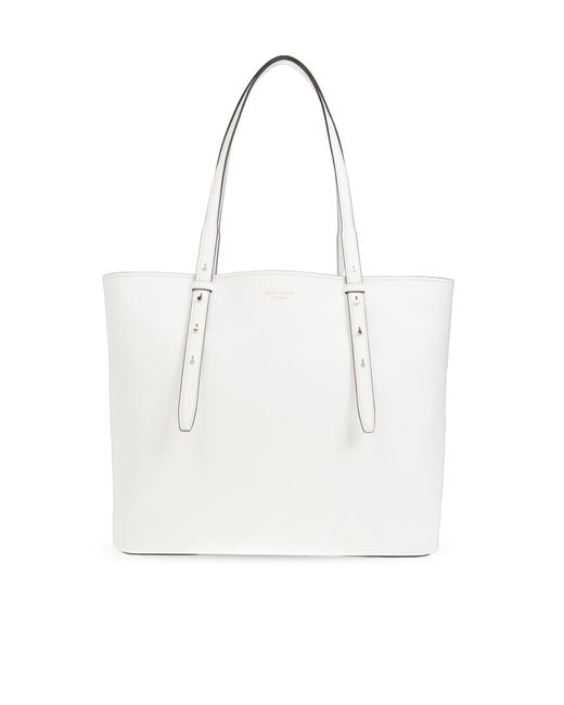 Kate Spade White Shopper Type Bag
