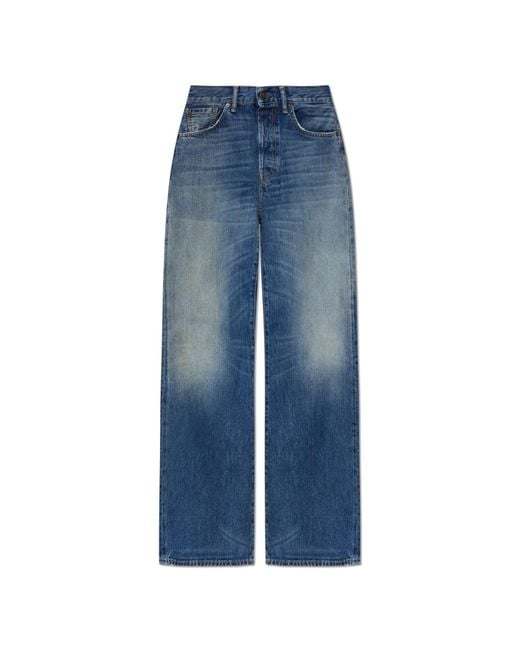 Acne Blue Wide-Leg Jeans