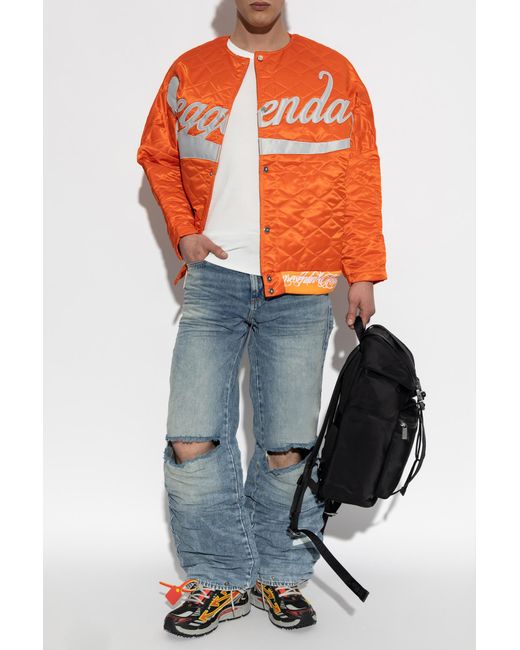 PDF Blue Jeans With A Creased Effect for men
