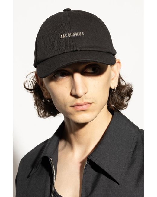 Jacquemus Black Baseball Cap