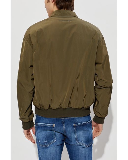 DSquared² Green 'Bomber' Jacket for men