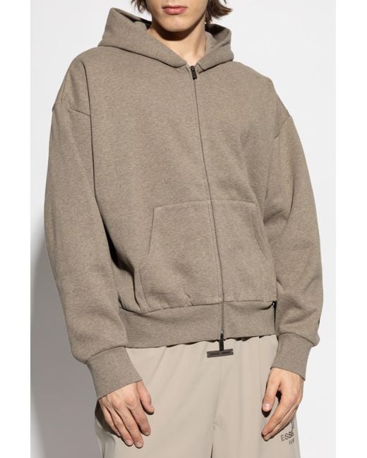 Fear Of God Natural Sweatshirt With Logo for men