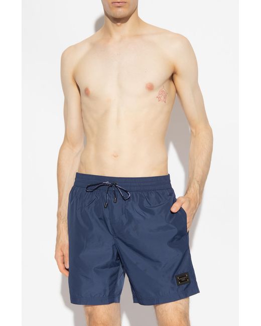Dolce & Gabbana Blue Swim Shorts