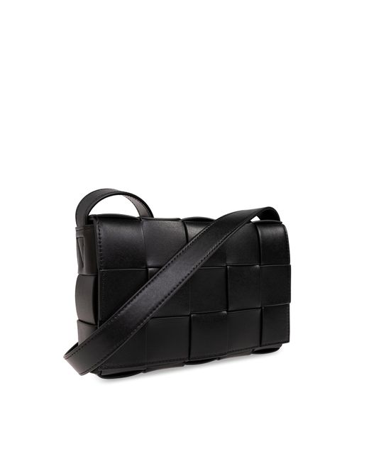 Bottega Veneta Black 'cassette Medium' Shoulder Bag, for men