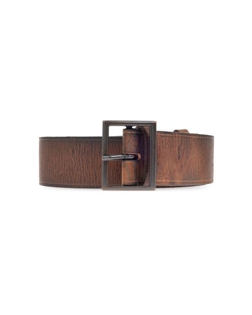 DSquared² Brown Leather Belt for men