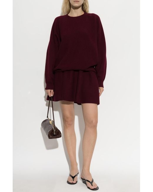 Lisa Yang Red Cashmere Sweater 'Haily'