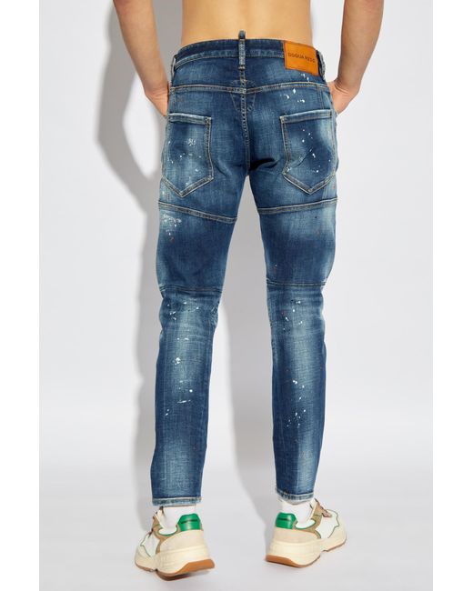 DSquared² Blue Jeans Tidy Biker for men