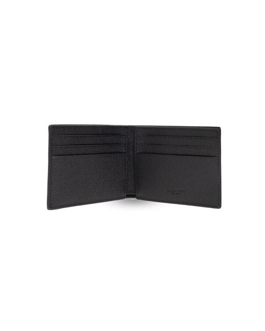 COACH Black Leather Wallet for men