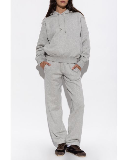 Victoria Beckham Gray Sweatpants
